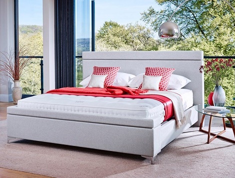 Vispring boxspring hoofdbord Carmina_200 cm. breed_designer Terence Mesquich Jacquemin
